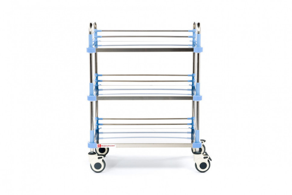 Столик-тележка инструментальный "Медицинофф" F-17(i)