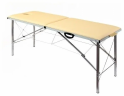 Массажный стол складной с системой тросов 190*70 см (T190) цвет светло-бежевый