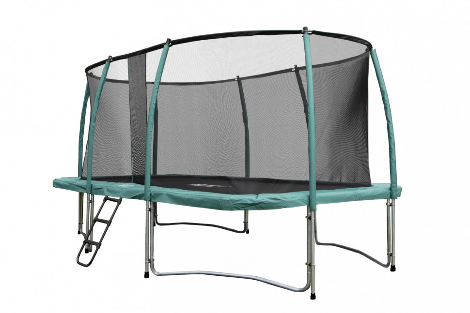 Батут KOGEE TRAMPS TOP Tramps 10'x14'(4.3x3.0м) прямоугольный с защитной сетью